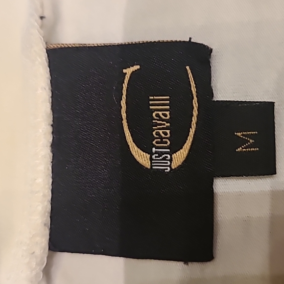 Just Cavalli long sleeve top with embellishments in the design size M - Picture 7 of 13